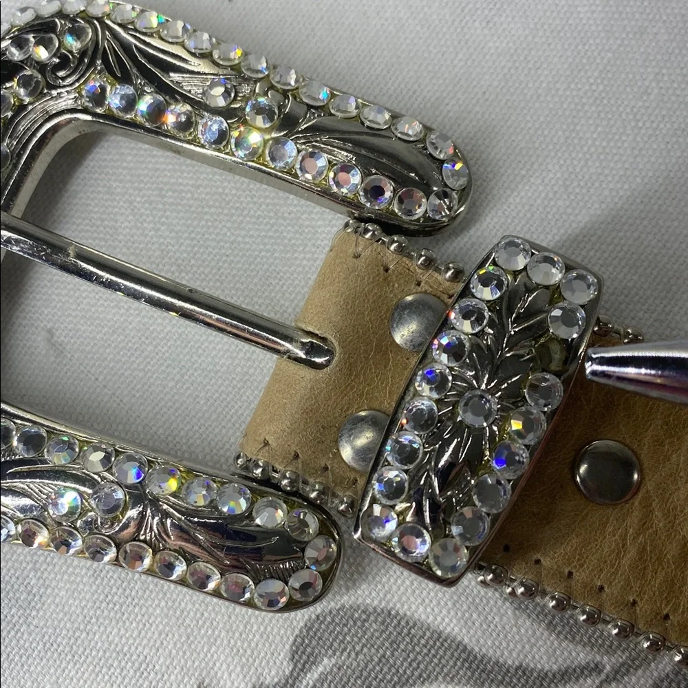 b.b. Simon‎ Vintage Belt Crystal Swarovski Size Small 28